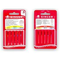 Singer Pack de 2 Paquetes de Agujas para Máquina de Coser Universales y para Punto (y Elásticos) 2020 2045 (822R - 848R…